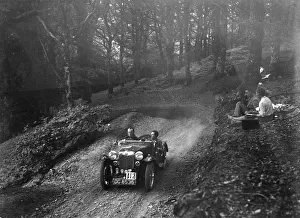 MG PA taking part in the B&HMC Brighton-Beer Trial, Fingle Bridge Hill, Devon, 1934