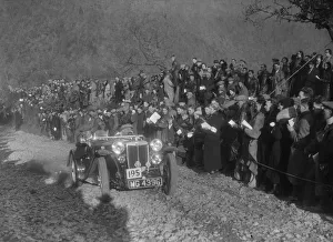 MG PB of FCN Day competing in the MCC Lands End Trial, Beggars Roost, Devon, 1936