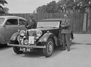 Swac Prints: MG SA of AC Hess at the South Wales Auto Club Welsh Rally, 1937 Artist: Bill Brunell