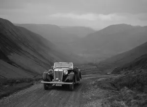 MG SA / VA competing in the MG Car Club Abingdon Trial / Rally, 1939. Artist: Bill Brunell
