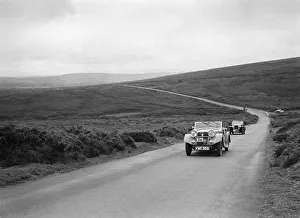 Riley Lynx Prints: MG Shoreys Riley Lynx leading AL Bakers MG Magnette at the MCC Torquay Rally, July 1937