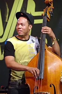 Michael Bowie, Love Supreme Jazz Festival, Glynde Place, East Sussex, 2015. Artist: Brian O Connor