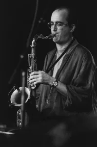 1992 Prints: Michael Brecker, Maastricht Jazz Mecca, Netherlands, 1992. Creator: Brian Foskett
