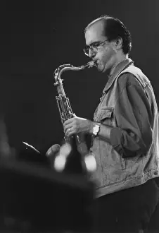 Michael Prints: Michael Brecker, North Sea Jazz Festival, 1993. Creator: Brian Foskett