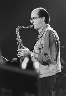 Michael Prints: Michael Brecker, North Sea Jazz Festival, 1993. Creator: Brian Foskett