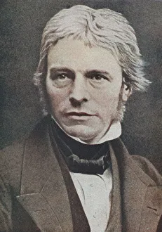 Michael Prints: Michael Faraday, British physicist and chemist, mid 19th century