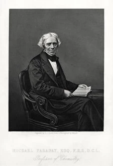 Images Dated 20th January 2006: Michael Faraday, British scientist, c1880. Artist: DJ Pound
