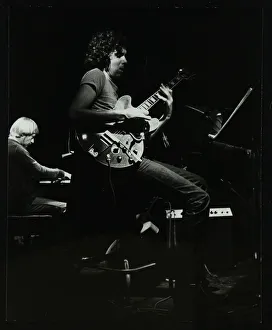 Michael Garrick Prints: Michael Garrick and John Etheridge playing at The Stables, Wavendon, Buckinghamshire