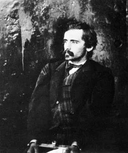 James D Horan Prints: Michael O Laughlen, member of the Lincoln conspiracy, 1865 (1955)