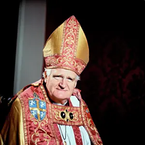 Mitre Prints: Michael Ramsey, Archbishop of Canterbury, c1960s. Creator: Arthur Charles Kirby Ware