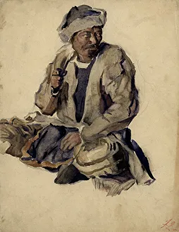 A G Vargin Prints: Michael. Selkup from Nalimka, 1920. Creator: A. G. Vargin