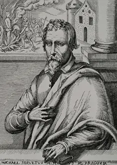 Sadness Prints: Michael Servetus, (1511-1553), Spanish physician and theologian