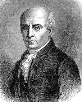 Naturalist Prints: Michel Adanson (1727-1806), French botanist and naturalist, c1880