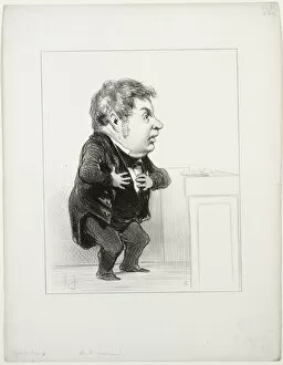 Honoredaumier Gallery: Michel Goudchaux, 1849. Creator: Honore Daumier (French, 1808-1879)