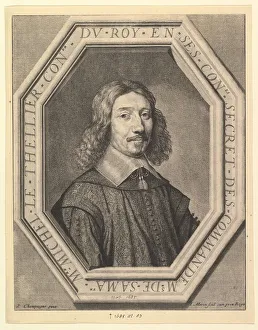 Phillippe De Champaigne Prints: Michel Le Tellier, conseiller du roi, 1620-50. Creator: Jean Morin