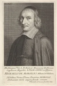 Abbot Collection: Michel de Marolles, 1657. Creator: Robert Nanteuil
