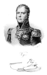 Michel Ney (1769-1815), One of Napoleons marshals at Waterloo