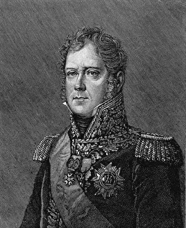 Michel Prints: Michel Ney (1769-1815), One of Napoleons marshals at Waterloo