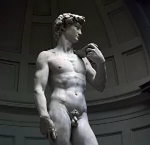 Michelangelos David. Artist: Michelangelo Buonarroti