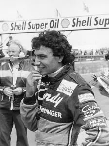 Motor Racing Team Prints: Michele Alboreto, 1981