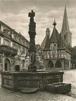 Hesse Collection: Michelstadt (Odenwald) - Rathaus, 1931. Artist: Kurt Hielscher