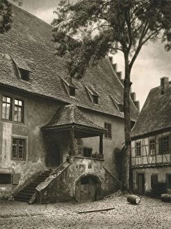 Hesse Collection: Michelstadt (Odenwald) - Yard of cellarage, 1931. Artist: Kurt Hielscher