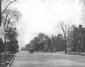 Chicago Prints: Michigan Avenue, looking south, Chicago, Illinois, USA, c1900. Creator: Unknown