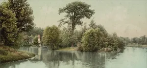 Michigan, the lake, Palmer Park, Detroit, ca 1900. Creator: Unknown