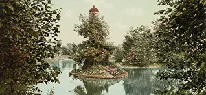 Palmer Park Prints: Michigan, the lighthouse, Palmer Park, Detroit, ca 1900. Creator: Unknown