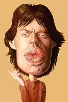 Facial Expression Gallery: Mick Jagger. Creator: Dan Springer