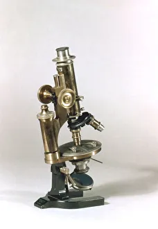 Innovation Prints: Microscope made by C Reichert, Vienna, 1895. Artist: C Reichert