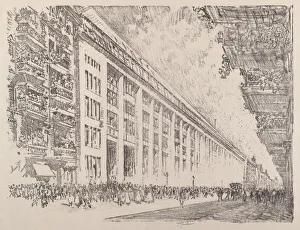 Mid-day, General Electric Works, Berlin, 1921. Creator: Joseph Pennell
