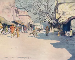 Flora Annie Steel Prints: Mid-day, Jeypore, 1905. Artist: Mortimer Luddington Menpes