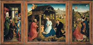 Weyden Prints: The Middelburg Altar, c. 1450. Artist: Weyden, Rogier, van der (ca. 1399-1464)