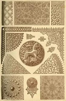 Middle eastern wood and metalwork, (1898). Creator: Unknown