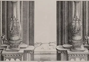 Andreae Hieronymus Gallery: The Middle Section of the Entryway to the Central Portal