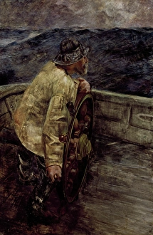 Steering Prints: Middle Watch, 1898. Creator: Christian Krohg
