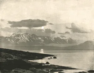 Arctic Ocean Prints: The Midnight Sun on the Arctic Ocean, Tromso, Norway, 1895. Creator: Axel Lindahl