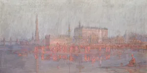 Midsummer Prints: Midsummer Celebration in the Metal City, 1898. Creator: Johan Axel Gustav Acke