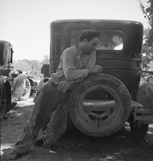 Calculation Prints: Migrant agricultural worker in Marysville migrant camp