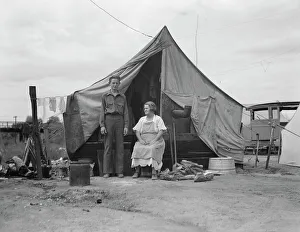 Flue Prints: Part of migrant family of five encamped near Porterville