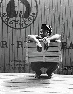 Freight Prints: Migrant shed worker, Northeast Florida, 1936. Creator: Dorothea Lange