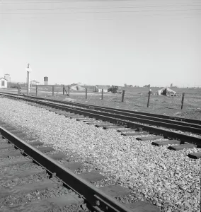 Displacement Prints: Migrants tents...along the right of way of the Southern Pacific