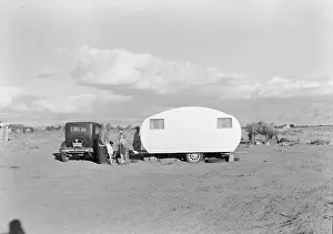 Migratory family from Louisiana on Works Progress Administration (WPA), California, 1938. Creator: Dorothea Lange