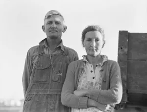 Displaced Persons Collection: Migratory labor workers, Brawley, Imperial Valley, California, 1939. Creator: Dorothea Lange