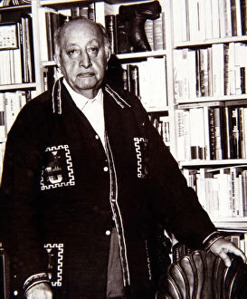 Asturias Collection: Miguel Angel Asturias, Guatemalan writer (1899-1974), photo 1969