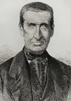 Miguel Hilarion Eslava y Elizondo (1807-1878), Spanish musician, composer and priest, 1878. Creators: Unknown, Miguel Hilarion Eslava y Elizondo