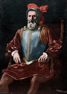 Miguel Lopez de Legazpi, Spanish admiral and governor, 1886. Creator: Weber