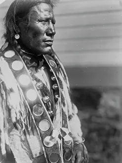 Blackfeet Prints: Mike Shortman, c1910. Creator: Edward Sheriff Curtis