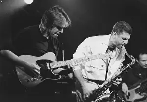 Saxophone Prints: Mike Stern, Bob Berg, Maastricht 1991. Creator: Brian Foskett